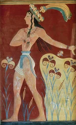 King-Priest or Prince with Lilies, from the Palace at Knossos